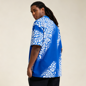 T-shirts en coton surdimensionnés pour hommes personnalisés, t-shirts graphiques floqués de haute qualité pour hommes, impression personnalisée, t-shirts grandes tailles - Product Image 2