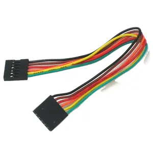 Dupont 6 Pin 2.54mm dişi dişi konnektör kablo Breadboard Jumper tel 20cm