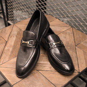 Zapatos Oxford de Cuero Genuino de Última Moda con Punta Cuadrada, Casuales de Negocios, Formales para Hombre, con Características Antideslizantes y de Masaje - Product Image 3