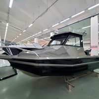 Yacht sportif Ethancraft de 6 m homologué CE en aluminium soudé avec moteur hors-bord diesel et alimentation par batterie pour la pêche et les loisirs
