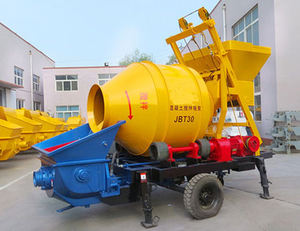 Satılık mobil dizel tipi JBS30 beton pompaları makinesi beton mikser pompa - Product Image 1