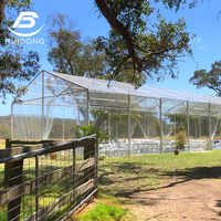 Tente de mariage extérieure transparente avec structure en aluminium et auvent en PVC imperméable pour événements