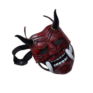 Máscara de Halloween de Monstruo Espeluznante, Máscara Decorativa de Demonio Hannya, Oni, Samurai, Noh, <span class=keywords><strong>Kabuki</strong></span>, Prajna, Diablo - Product Image 3