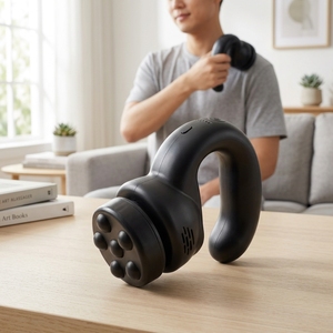Rouleau de <span class=keywords><strong>massage</strong></span> vibrant brûle-<span class=keywords><strong>graisse</strong></span>, marteau de <span class=keywords><strong>massage</strong></span>, masseur portatif - Product Image 1