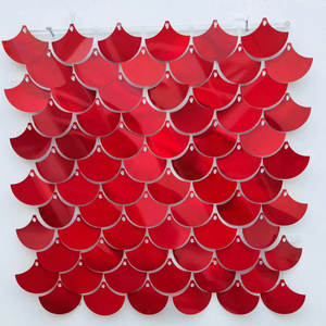 สติ๊กเกอร์ติดผนังตกแต่งบ้านคุณภาพสูงแบบใหม่ เงางาม วัสดุ PET ลายเกล็ดปลา สะท้อนแสง เหมาะสำหรับตกแต่งบ้าน หรือใช้เป็นป้ายโฆษณา - Product Image 2