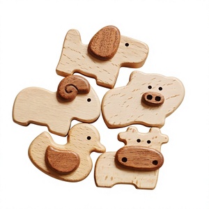 Jouets de tri en bois pour bébés pour la reconnaissance des couleurs, l'identification des formes et le développement précoce des capacités cognitives - Product Image 1