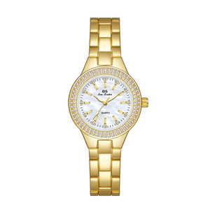 BS Bee Sister FA1258 Small Dial Vintage Gold Alloy <b>Case</b> Glass Pointer Sport Water Resistant Luxury Quartz <b>Watch</b> for Men - Product Image 5