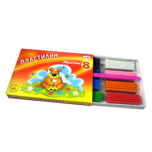 थोक 8-रंग प्लेआटा दीदी किट बच्चों के लिए पर्यावरण अनुकूल नरम गैर विषैले मॉडलिंग मिट्टी - Product Image 3