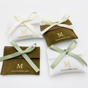Sacs en velours personnalisés pour pinceaux de maquillage, sacs cadeaux, sacs anti-poussière, pochettes d'emballage pour bijoux, logo imprimé - Product Image 5