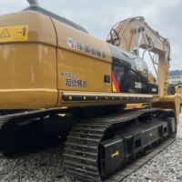 Excavatrice d'occasion CAT 336 336D2L prête à l'emploi, 36 tonnes, machine de démolition robuste avec certification EPA