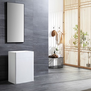 Bồn Rửa Tay Bề Mặt Rắn Bồn Rửa Tay, Nhựa Đúc Đá <span class=keywords><strong>Composite</strong></span> Tầng Thường Vụ Chậu Rửa - Product Image 1