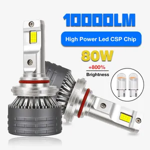 Factory H11 R10 Led Headlights 9005 H7 Headlight Bulbs Canbus Lamps Super Bright 300W For Auto Car 100000lm White