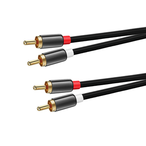 <span class=keywords><strong>Cable</strong></span> de <span class=keywords><strong>audio</strong></span> 2RCA Enchufe doble Canal izquierdo y derecho Aleación de aluminio TV Amplificador de potencia de <span class=keywords><strong>audio</strong></span> <span class=keywords><strong>Cable</strong></span> de conexión - Product Image 3