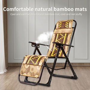 Silla <span class=keywords><strong>reclinable</strong></span> plegable para <span class=keywords><strong>playa</strong></span> al aire libre Dingsheng, sillas con alfombrilla de bambú, silla plegable - Product Image 4