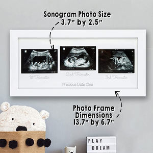 Bebê ultrassom foto moldura presente para a mãe e bebê personalizado - Product Image 4
