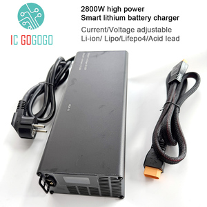 Cargador de Batería de Litio Ajustable de 2800W, 10V a 93V, 3A a 30A, para Baterías de 24V, 48V, 60V, 72V, 84V, 12V, Li-ion, Lifepo4, LFP, con Bluetooth, PFC Inteligente - Product Image 3