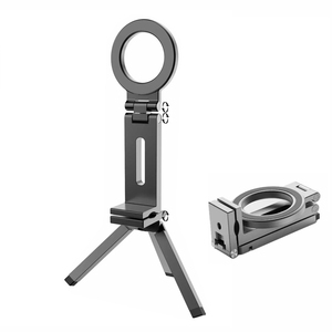 Toptan yeni varış 360 rotasyon cep telefon braketi katlanabilir alüminyum seyahat taşınabilir manyetik telefon tutucu - Product Image 1
