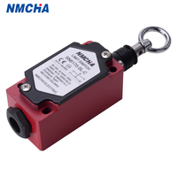 Interrupteur de fin de course à cordon de tirage d'arrêt d'urgence IP67 10A Modèle SN2170 4170 6170-Sl-C-R Réinitialisation manuelle/automatique Métal