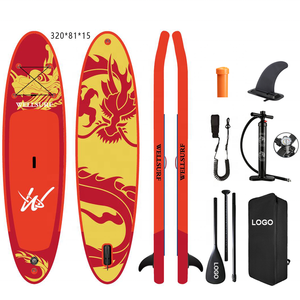 12'6 381cm Double Layer PVC Material Drop Stitch Race Sup Board <b>Inflatable</b> Racing Surfboard DEER <b>Inflatable</b> Sup 12 - Product Image 5