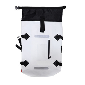 Mochila Impermeable para Exteriores, Gran Capacidad, Reflectante, para Senderismo, Camping y Viajes, en Color Blanco, Gris y Negro Sólido - Product Image 4