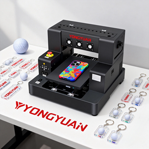 COLORSUN <b>Mini</b> Automatic UV Flatbed Printer A3 200x300mm 150mm Height 300W USB L805 Head for Small Businesses Acrylic Metal - Product Image 1