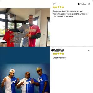 Camisa de Beisebol Personalizada Uniforme de Beisebol Impressão Sublimada Malha Respirável Conjuntos de Camisas de Beisebol Masculinas - Product Image 5