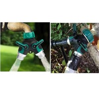 Raccord fileté double union de type Y standard US, vanne à boisseau sphérique pour tuyau d'arrosage de jardin, raccord rapide à deux voies pour irrigation
