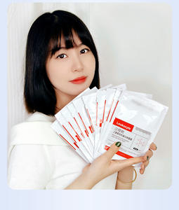 Тройной коллаген фибронектин и шелк фиброин протеин настоящая глубокая маска увлажняющая против морщин светлая линия маска для лица - Product Image 1