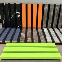 Modèle 3D Akupanel Panneaux muraux acoustiques à 3 faces enveloppés de marbre et de PVC pour la décoration murale intérieure