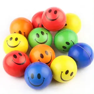 PU Foam Smile Stress Ball Custom Shape Logo Hot Selling Wholesale Relief Stress Ball Fidget Toy