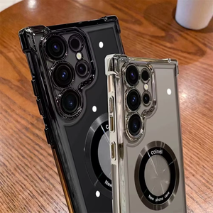 Para <span class=keywords><strong>Samsung</strong></span> S24 Ultra transparente funda de teléfono cuatro esquinas anticaída galvanoplastia funda protectora para <span class=keywords><strong>Samsung</strong></span> S22 Ultra S23FE - Product Image 4