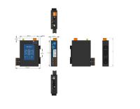 Passerelle Sunfull HMI2004-ARM-4G 4G avec configuration tout réseau, surveillance à distance sans fil et alertes de panne multicanal en temps réel