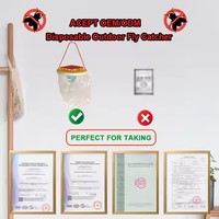 Accepter la personnalisation Nouveau style Non-Toxique Jetable Suspendu Fly Killing Trap