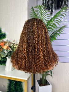 Peluca rizada Pixie con cierre 5x5, súper doble densidad, cabello humano de alta calidad y precio de fábrica, 100% cabello humano - Product Image 4