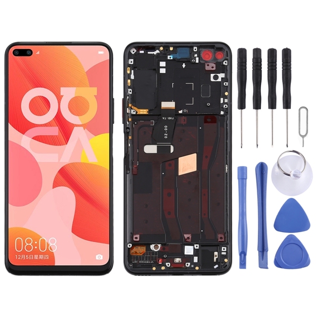 Phone LCD for Huawei Nova 6 4G Replacement Screens Display for Huawei Nova 6 4G LCDs Screen Panel with Frame