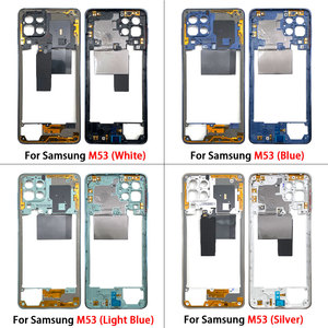 Marco Central para Samsung A23 A42 <span class=keywords><strong>M23</strong></span> M52 M53 5G M236B M53, Cubierta de Placa Central para Teléfono Móvil con Repuesto de Botones Laterales - Product Image 2