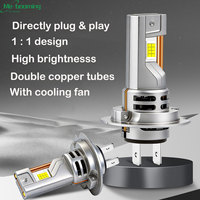 Ampoules de phares LED H7 CANBUS, taille halogène 1:1, Plug and Play, H4 H8 H1 H11 HB3 9005 HB4 9006 9012, éclairage LED de voiture 12V