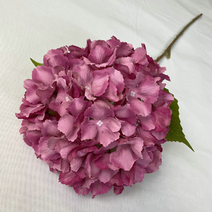 QSLH-F450 thiết kế mới nhân tạo hydrangeas đẹp 4 đầu mơ mộng Hydrangea hoa cho đám cưới và trang trí nhà - Product Image 4