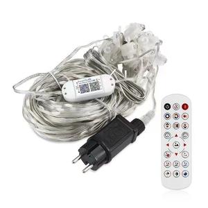Dây đèn <span class=keywords><strong>LED</strong></span> rèm điều khiển bằng ứng dụng, có thể lập trình thay đổi màu sắc, điều khiển từng điểm, đạt chuẩn IP65 - Product Image 5