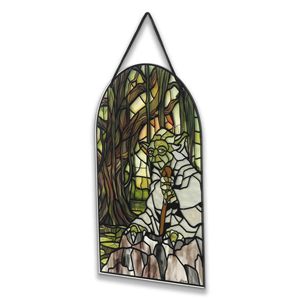 OEM ODM Soporte de acrílico, Decoración de pared colgante de acrílico de Yoda, Letrero de personaje <span class=keywords><strong>Jedi</strong></span> sabio para dormitorio o sala de cine - Product Image 4