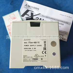 มิตซูบิชิ Fx2n-4ad-tc โมดูลอินพุตอุณหภูมิ 4 ช่อง แหล่งจ่ายไฟ 24Vdc สำหรับเทอร์โมคัปเปิลชนิด K - Product Image 1
