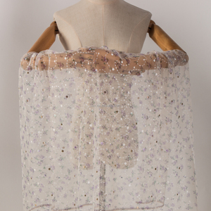 Thân Thiện Với Môi Polyester Vải Tuyn Vải Thoáng Khí Sợi-Nhuộm In Kỹ Thuật Số Thêu Mô Hình Vải Tuyn Vải Nhà Máy - Product Image 3