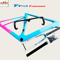 JFU OEM - Piezas de Bicicleta de Carretera de Alto Rendimiento con Frenos de Disco de Fibra de Carbono 700C para Cervelo Pinarello. Colnago. Cañón. Factor.Scott