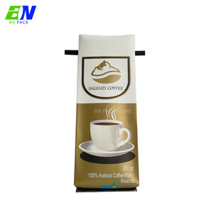 Bolsas de plástico impresas con logotipo personalizado para embalaje de alimentos, refuerzo lateral, bolsas de café turco - Product Image 1