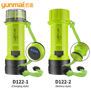 XHP50 Underwater Flashlight 10W LED Rechargeable Magnetic <b>Switch</b> Diving Light With Wrist Strap - Product Image 3