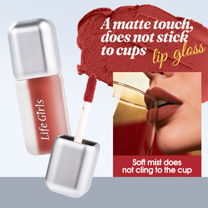 Life Girls Cloud Matte <span class=keywords><strong>Lip</strong></span> Gloss - Teinte à lèvres veloutée légère et fine, effet brume, soyeuse, non-cakey, confortable, fini mat - Product Image 4