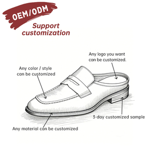 Chaussures décontractées et de ville en cuir véritable pour hommes et femmes, style britannique, à bout pointu, rehaussantes, tendance, personnalisables OEM pour l'été - Product Image 3