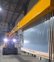 Bras de levage pour chariot élévateur pour feuilles de verre de 2440*3660 mm, destiné aux grossistes de verre pour le déchargement de caisses de verre des conteneurs