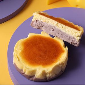 Gâteau au fromage basque Crème animale importée Saveur originale Thé de l'après-midi <span class=keywords><strong>Dessert</strong></span> Cœur doux Pâtisserie Snacks - Product Image 3