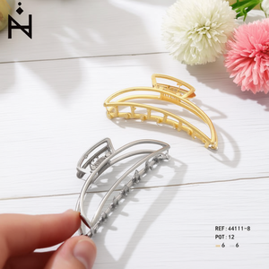 Grande pince à cheveux 11,5 cm, pince à cheveux en métal, accessoire pour cheveux pour femmes - Product Image 3